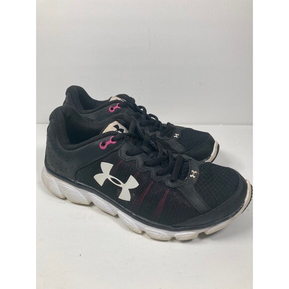 UNDER ARMOUR Micro G Assert 6 Women's Size 7 Black Running Shoes 1266252-001 - Picture 4 of 8
